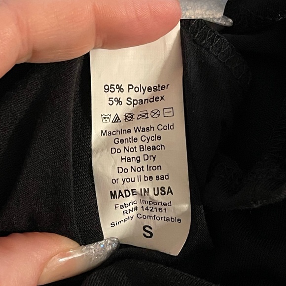 - NWT LuLaRoe Solid Black Debbie Straight Pencil Long Sleeve Dress Size Sm… - Picture 4 of 8